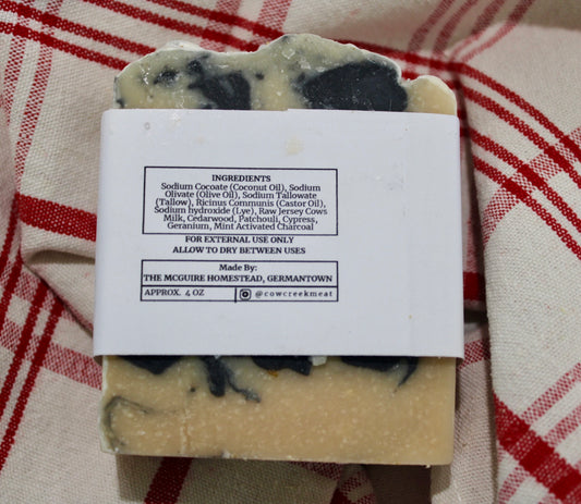 Charcoal Pine Tallow Soap