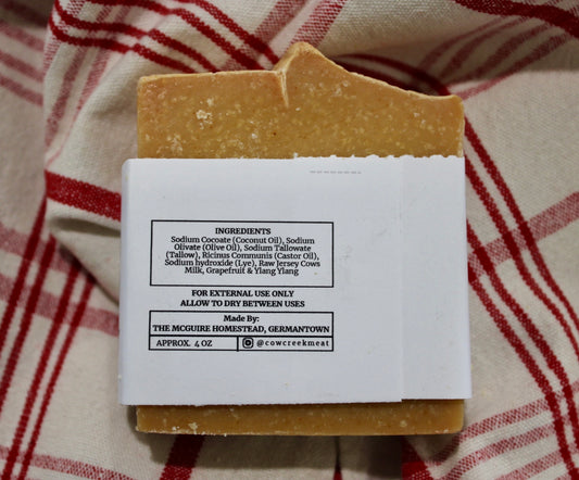 Grapefruit Ylang Ylang Tallow Soap