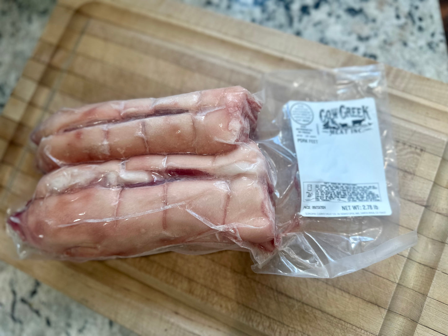 Pork Trotters-Cracked (Pig Feet)