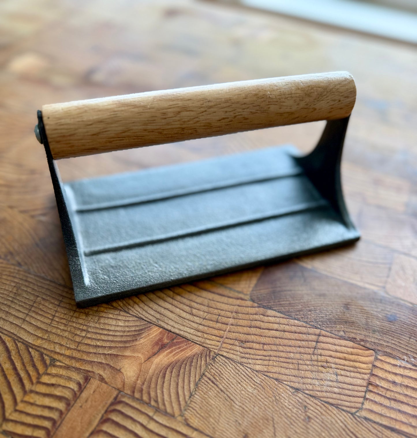 Cast Iron Bacon Press