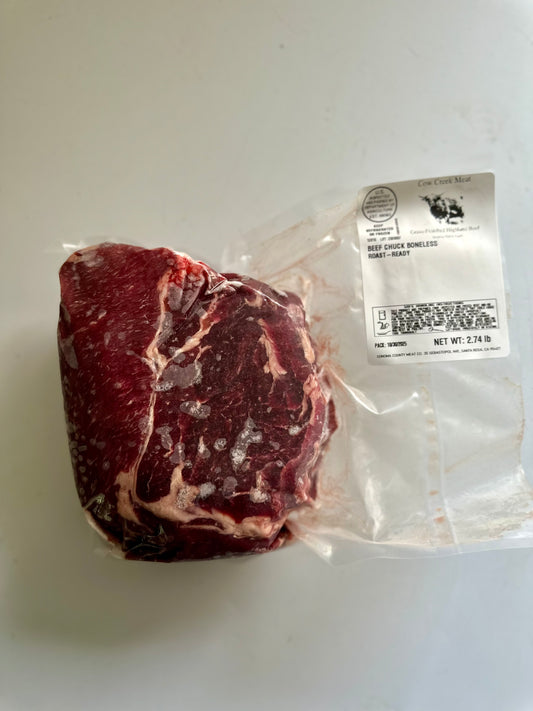 Chuck Roast Grass Finished