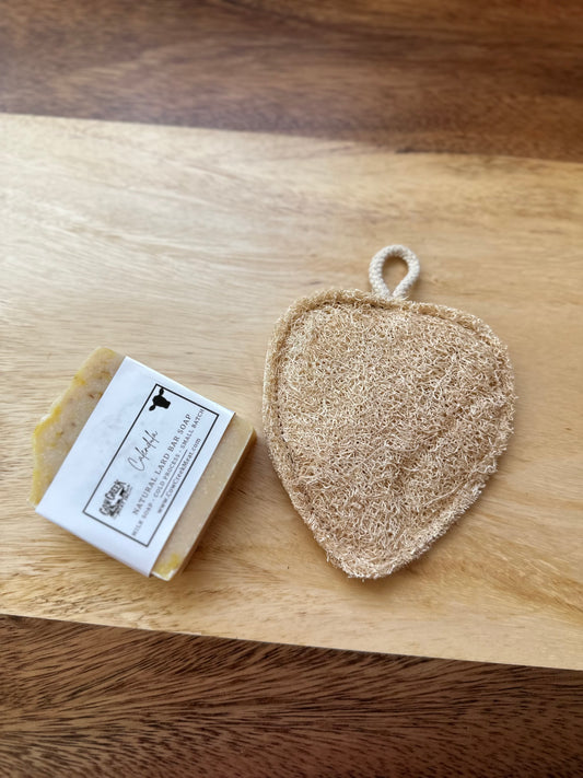 Loofa-Heart