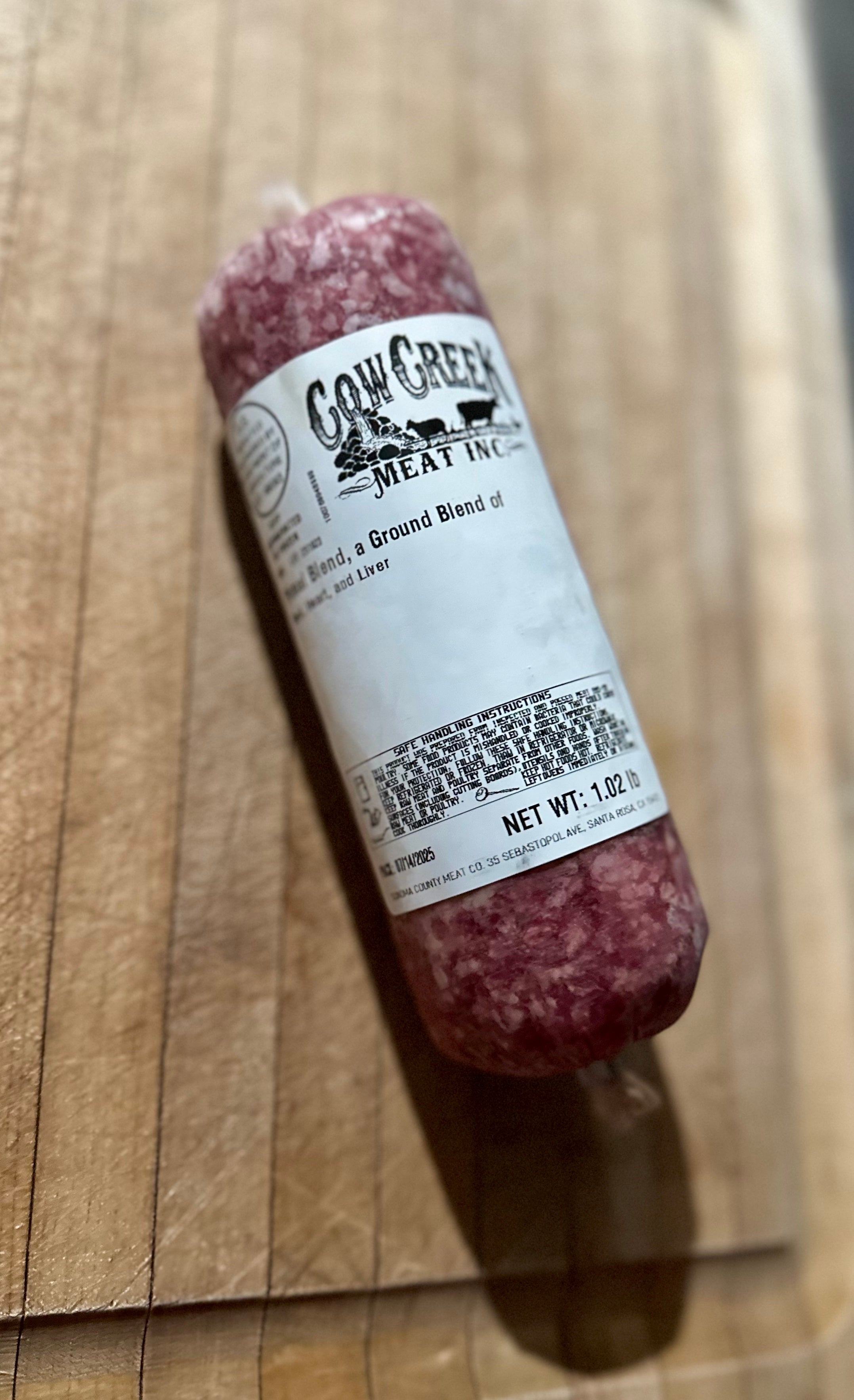 Primal Blend- Ground Beef, Liver, & Heart – Cow Creek Meat