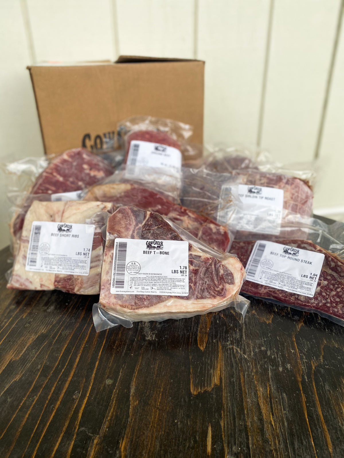 Beef Sampler Beef Sampler Box – Cow Creek Meat