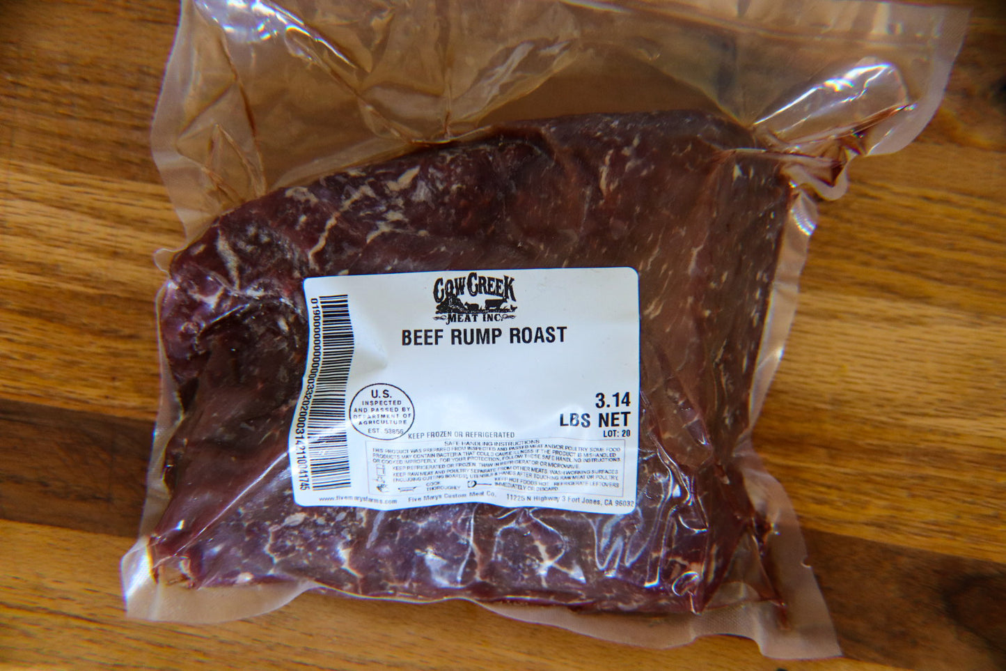Rump Roast – Cow Creek Meat